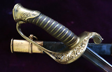 CIVIL WAR FOOT OFFICER SWORD PRESENTED TO LT EDWARD EDGERLY, 79TH PA VOLUNTEERS picture