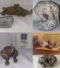 VTG The Herd Elephant Collection by Martha Carey Lot of 4 # 3117 3121 3123 3207 picture