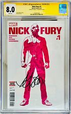 CGC Signature Series 8.0 Marvel Nick Fury #1 Signed by Samuel L. Jackson picture