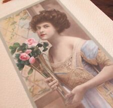 Antique 1912 Minneapolis Tribune Carriers Greeting Calendar Gibson Girl Litho picture
