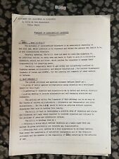 Vintage FRENCH MOVEMENT OF CONSCIENTIOUS OBJECTORS INFORMATION SHEETS Anti War picture