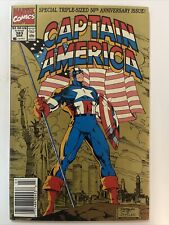 CAPTAIN AMERICA #383 (Marvel 1991) JIM LEE COVER NEWSSTAND NM/VF picture