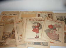 19 Antique Modern Homemaking American Needlewoman Newspapers 1927-1930 picture
