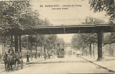 PC FRANCE, PARIS XVII, AVENUE DE CLICHY, Vintage Postcard (b31543) picture