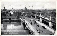 Scotland George V Bridge Glasgow Vintage Postcard B193 picture