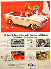 1961 Rambler Compact Car Convertible Sportiest Lowest Priced Vintage Print Ad picture
