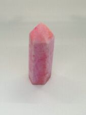 Pink Aragonite Crystal Tower Obelisk Wand Natural Polished 132G 98MM/3.8Inch picture
