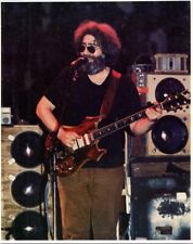 Grateful Dead vintage 1980's 8x10 press photo Jerry Garcia playing guitar picture