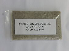 1 oz Myrtle Beach SC Natural Sand Sample Bag fine 100% real South Carolina ocean picture