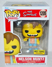 Funko POP TV The Simpsons Nelson Muntz #1205 Figure Hot Topic Exclusive MINT🔥 picture
