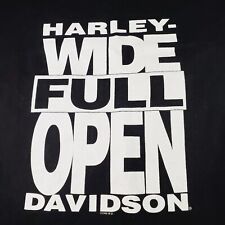 Vtg 1996 Harley Davidson T Shirt Men’s Sz Large Holoubek Full Wide Open Texas picture