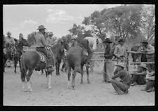 Photo:Cowboys on their horses at rodeo, Quemado, New Mexico picture