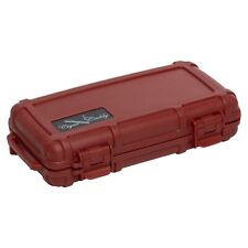 Cigar Caddy 3400 Waterproof Travel Cigar Humidor for 5 Cigars - Red picture