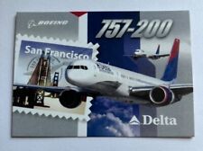 2004 Delta Air Lines Boeing 757-200 Aircraft Pilot Trading Card #17 picture
