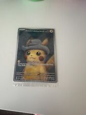Pokémon x Van Gogh Pikachu with Grey Felt Hat SVP085 Promo Card  picture