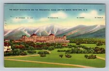 White MTS.NH-New Hampshire Bretton Woods Presidential Mts Vintage Postcard picture