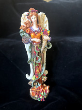 Lenox Four Seasons Pencil Angel Collection  FALL/HARVEST 1998 Figurine picture