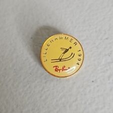 Official Pin 1994 Winter Olympics Games Lillehammer Ski Jumping Ray Ban Merch picture