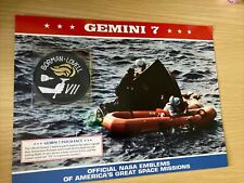 Gemini 7 VII Mission Patch & Fact Card | Borman Lovell picture