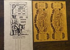 Vintage Map of Knotts Berry Farm and Ghost Town California Amusement Park picture