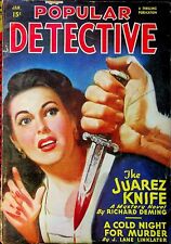 Popular Detective Pulp Jan 1948 Vol. 34 #1 VG picture