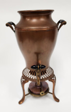 Antique Copper Manning & Bowman Co. Percolator Coffee Pot 1906 Free S&H picture