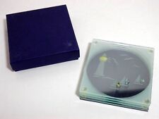 Everett Design 3-D Glass Coasters, Set of 4, Yacht,  Art for Nature picture