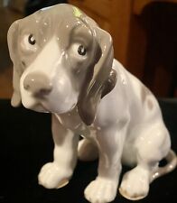 Gebruder Heubach German Porcelain Hound Dog Sad Eye Puppy Breed Figurine Germany picture