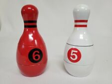 3 Part- Metal- Bowling Pin Design -Kitchen Spices, Herb Grinder, Crusher picture