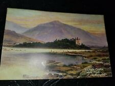 Edgar Longstaffe Painting Of Kilchurn Castle  Loch Awe Ireland unposted  picture