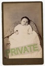 Cabinet Photo - Warren, Ohio - Cute Baby, Long Gown & Dark Hair  picture