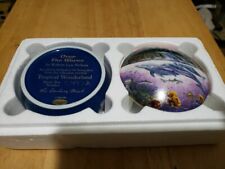 1993 Danbury Mint Tropical Wonderland Over The Waves Music Box C4972 picture