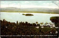 Vintage Postcard Undivided 1907 The Eagle Bay Hotel looking towards Adirondacks picture