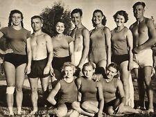 1950s Rare Vintage Photo Young Muscular Handsome Gays Women Kyiv Athletic Parade picture