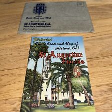 Pictorial Guide Book and Map / Unused Envelope  ST. AUGUSTINE FLORIDA Curt Teich picture