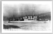 US Navy Photo USS Destroyer Chandler DD-206 RPPC Real Photo Postcard WW2 WWI picture