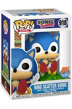 Funko Pop Sonic Ring Scatter Sonic Figure w/ Protector PX Exclusive picture