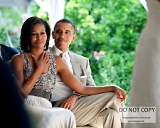 PRESIDENT BARACK OBAMA AND MICHELLE OBSERVE WEDDING VOWS - 8X10 PHOTO (DD-075) picture