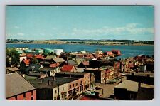 Charlottetown PEI-Prince Edward Island Canada, Birds Eye View, Vintage Postcard picture