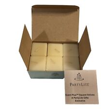New PartyLite French Vanilla Scent Plus Square Votive Candle K02181 Retired Rare picture