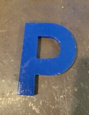 Vintage P Wagner Sign Service Cast Aluminum Movie Theater Marquee Letter 6” picture