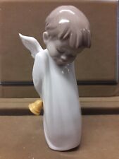 LLADRO NAO, SHY LITTLE ANGEL, #1889, BRAND  NEW, MINT & BOX, FREE USPS SHIPPING picture