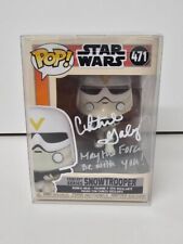 Funko Pop Star Wars Snow Trooper #471 Autographed By Christine Galey New NM picture
