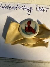 Vintage Whitehead & Hoag Eagle In Flight Pinback Button Americana picture