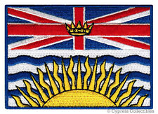BRITISH COLUMBIA FLAG PATCH CANADA Canadian Province embroidered iron-on BANNER picture