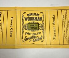 Antique Early 1900s Paper Scotten Dillon Advertisement Union Workman Tobacco picture
