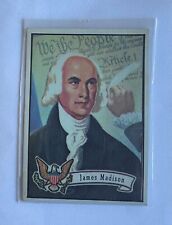 1952 Bowman U.S. President James Madison 4th President Card  # 4 - MINT picture