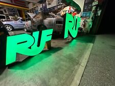 TWO (2) INCREDIBLE (authentic) LARGE RUF PORSCHE DEALER SIGNS RUF BUNDLE DEAL picture