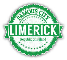 Limerick City Ireland Grunge Travel Stamp Car Bumper Sticker Decal 5