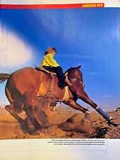1986 Magazine Illustration Jockey Charmayne James Riding Scamper picture